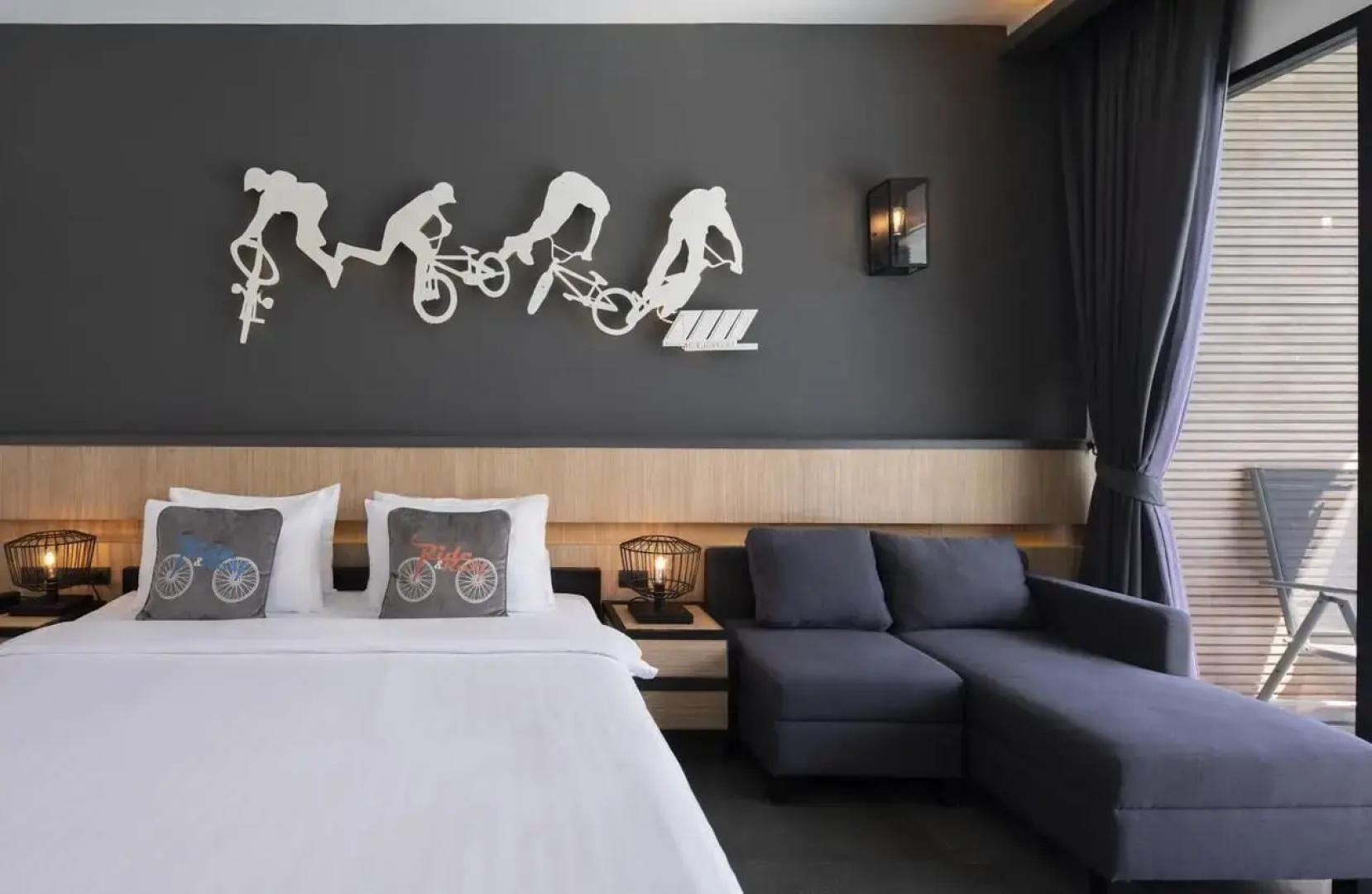 The VELO'S hotel and BMX Pump Track