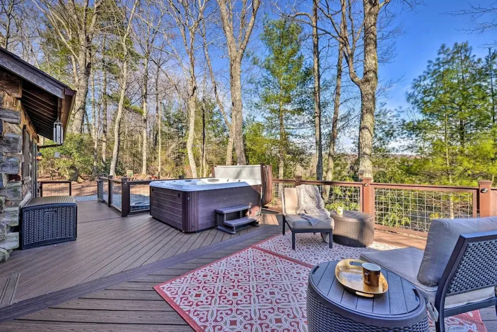 Cabin Near Boone w/ Hot Tub & Mountain Views