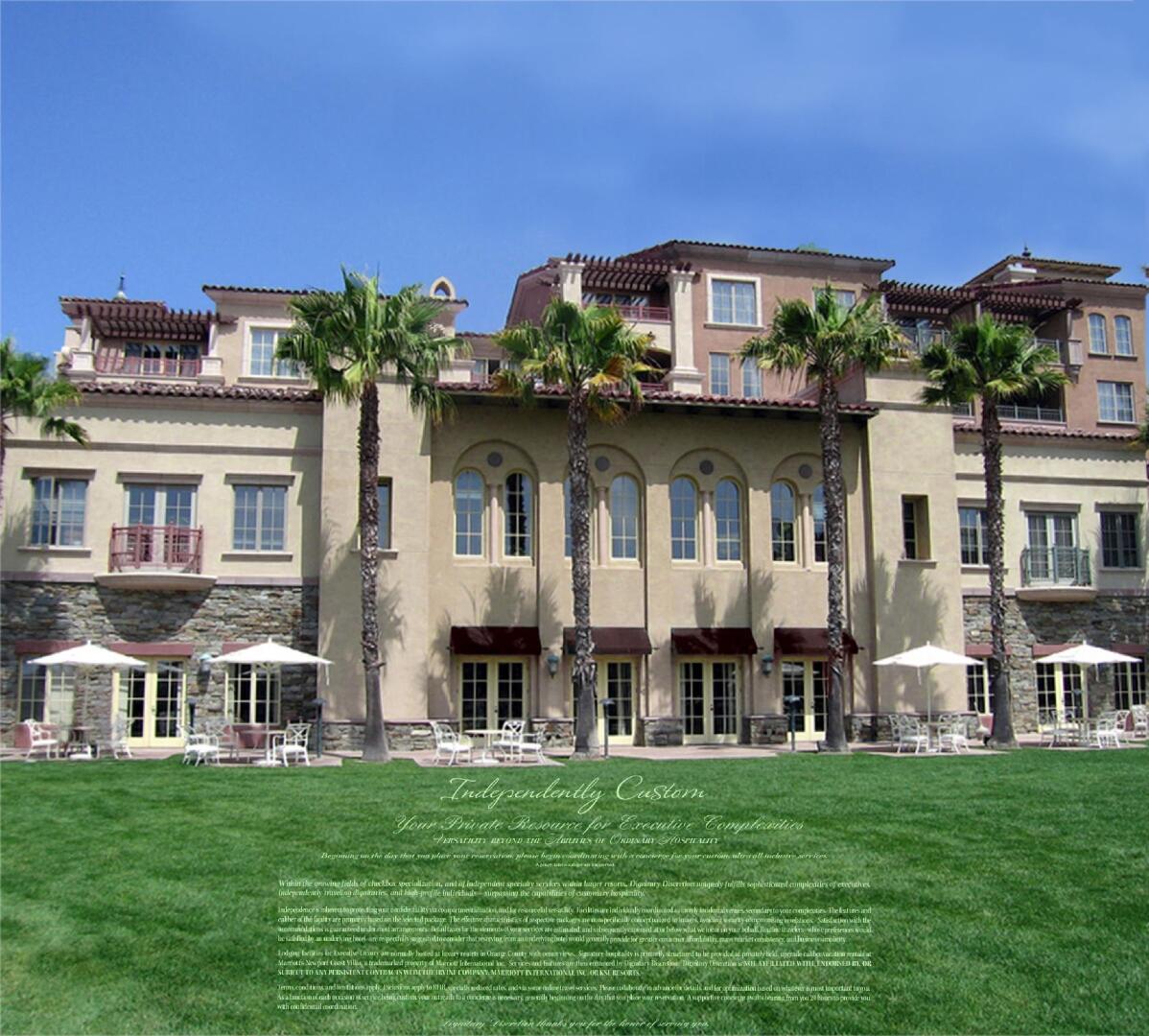 Dignitary Discretion Newport Beach