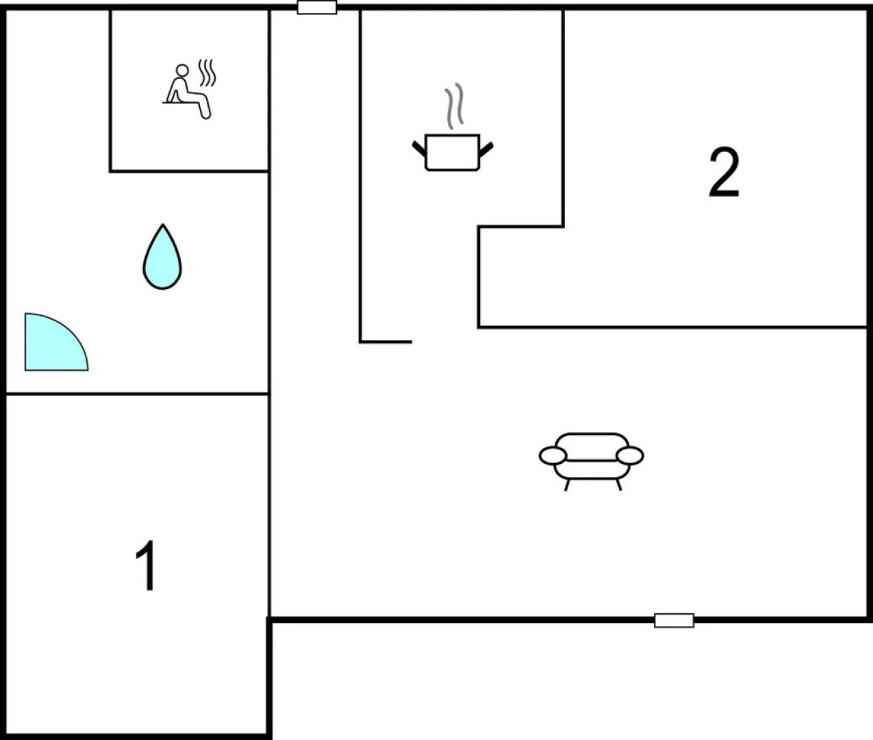 Amazing Home in Rechlin With 2 Bedrooms, Sauna and Wifi