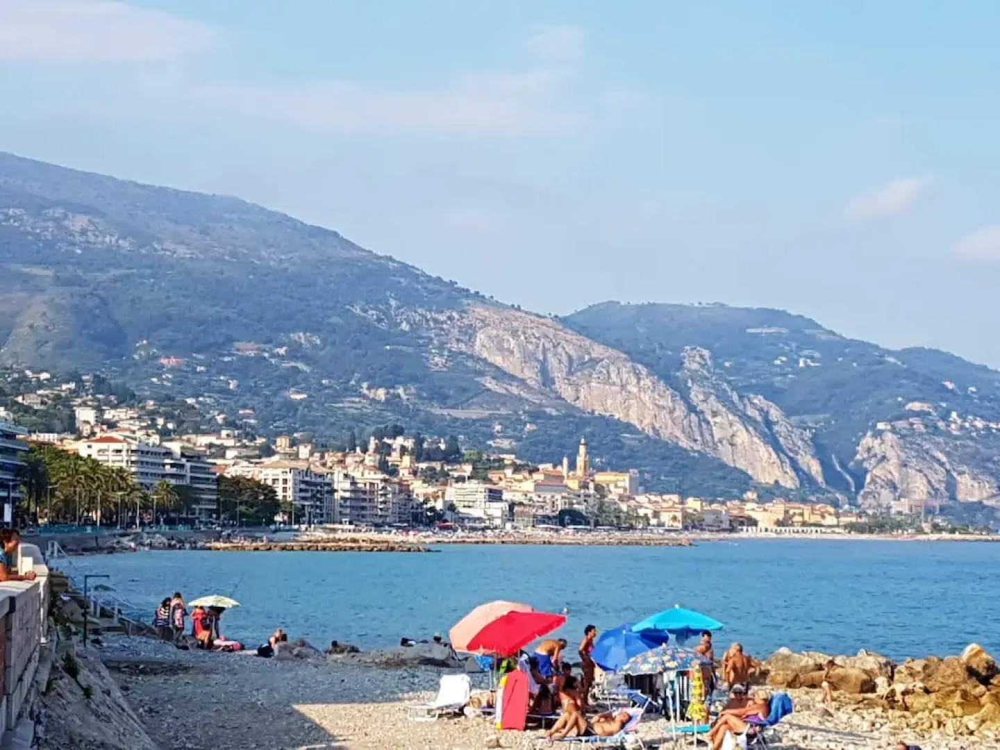 Apartment With one Bedroom in Menton, With Furnished Balcony - 300 m From the Beach