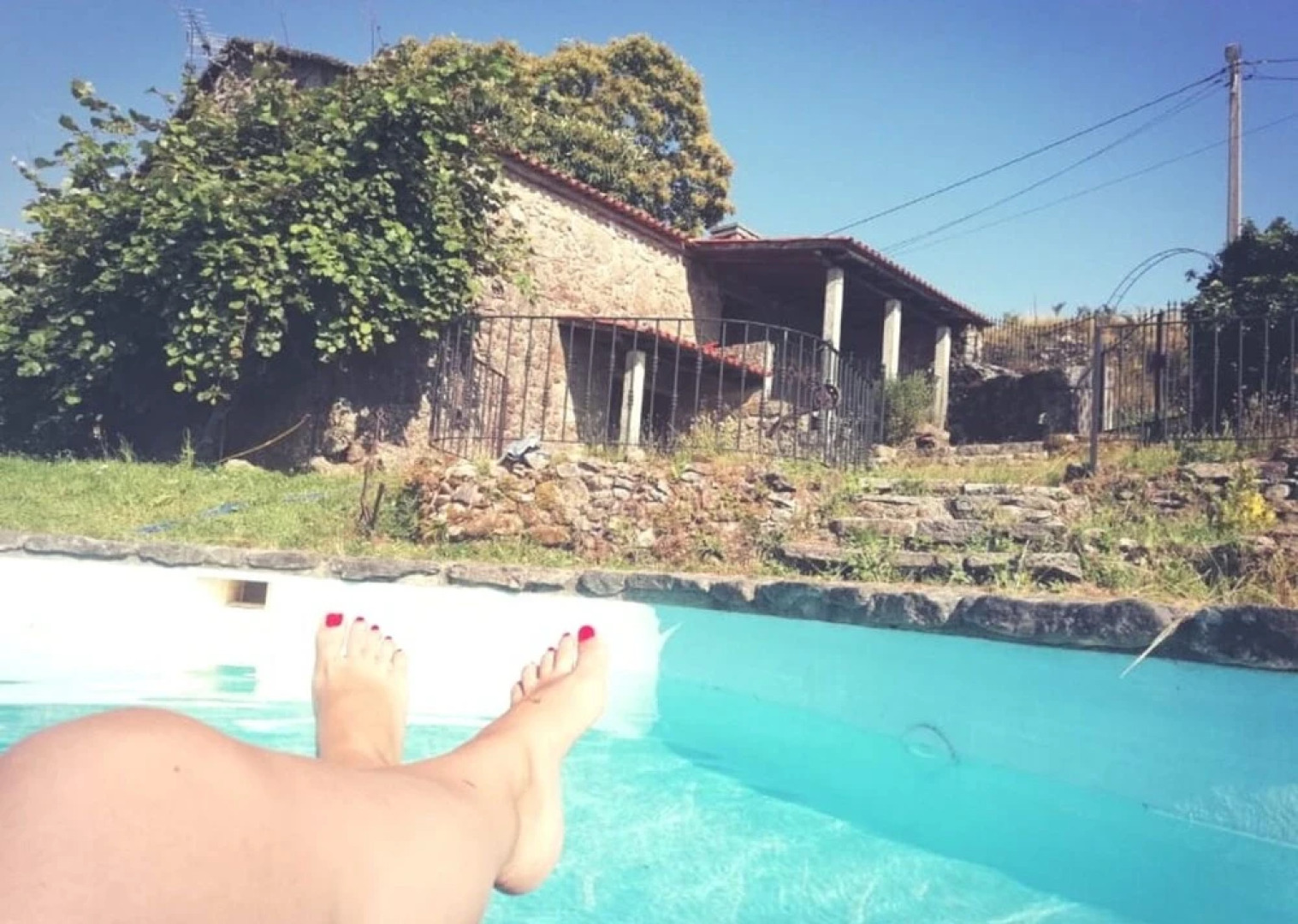 House with 3 Bedrooms in a Porteliñas, with Wonderful Mountain View, Private Pool, Enclosed Garden - 55 Km From the Beach