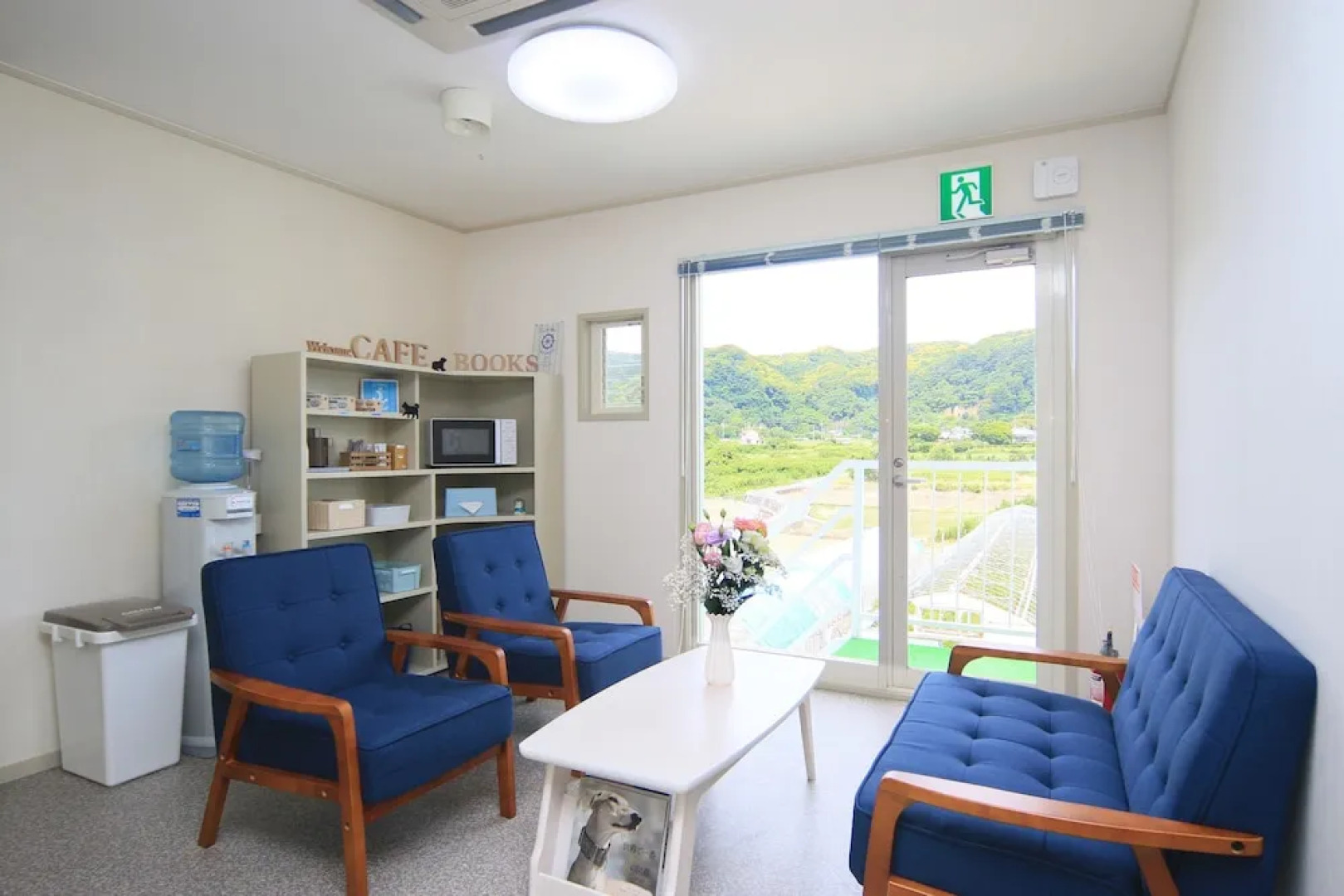 Marine Blue where you can stay with dogs