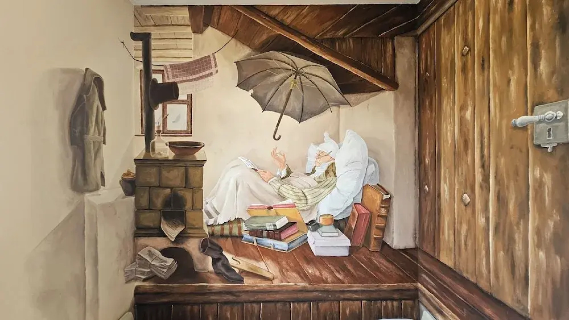 Pension Weiße Rose I Frühstück Parkplatz