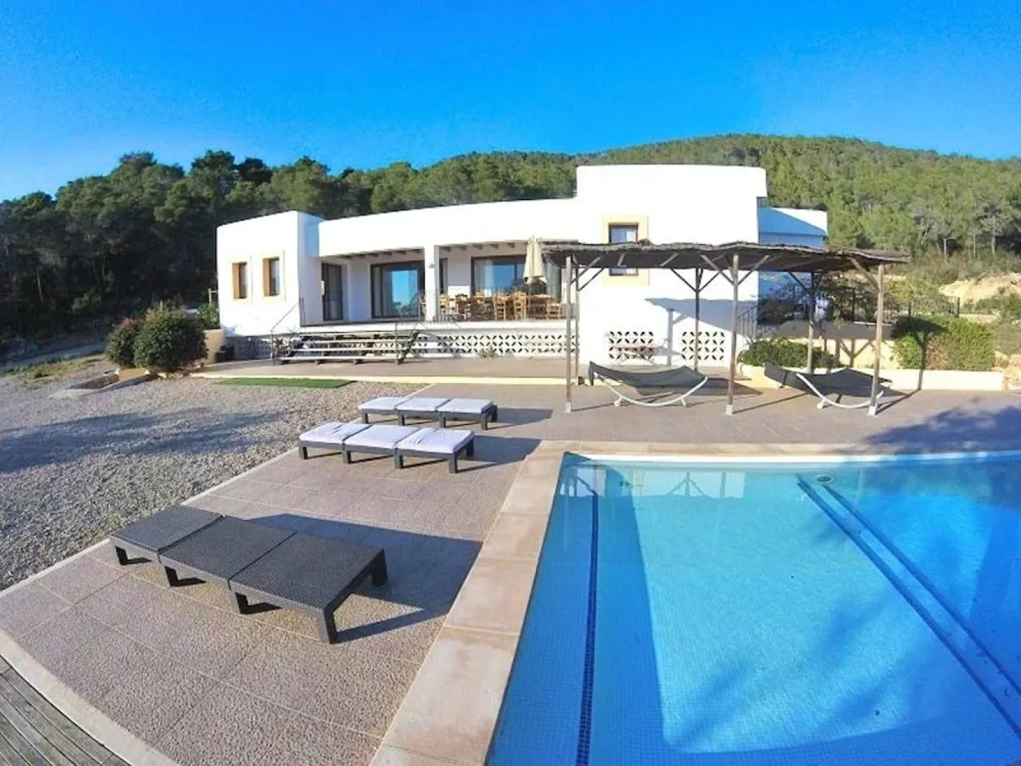 Villa With 5 Bedrooms in Sant Carles de Peralta, With Wonderful Mountain View, Private Pool, Furnished Garden Near the Beach
