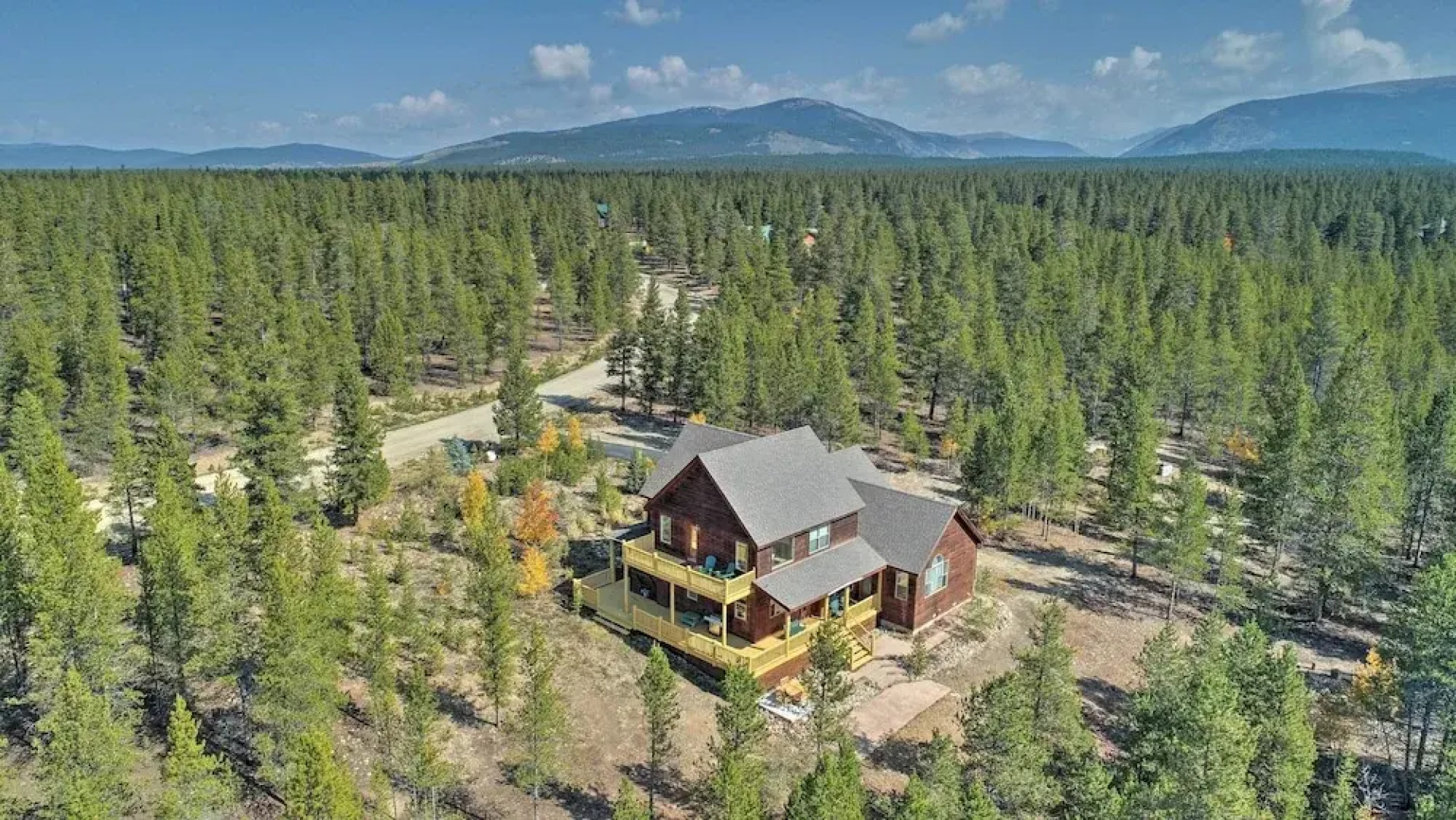 'rocky Bear Lodge' on 2 Acres Near Turquoise Lake