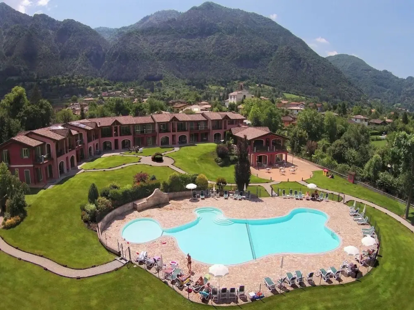 Apartment in Idro With Pool and Garden