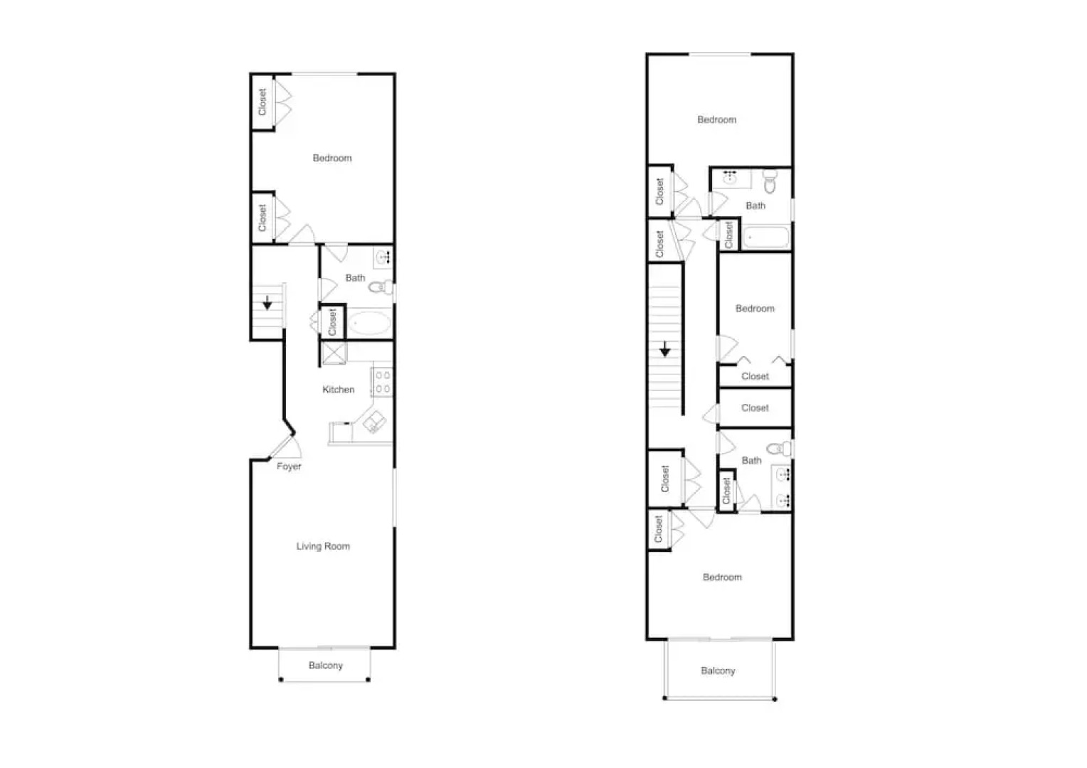 Seaside Townhouse Unit C 4 Bedrooms 3 Bathrooms Townhouse