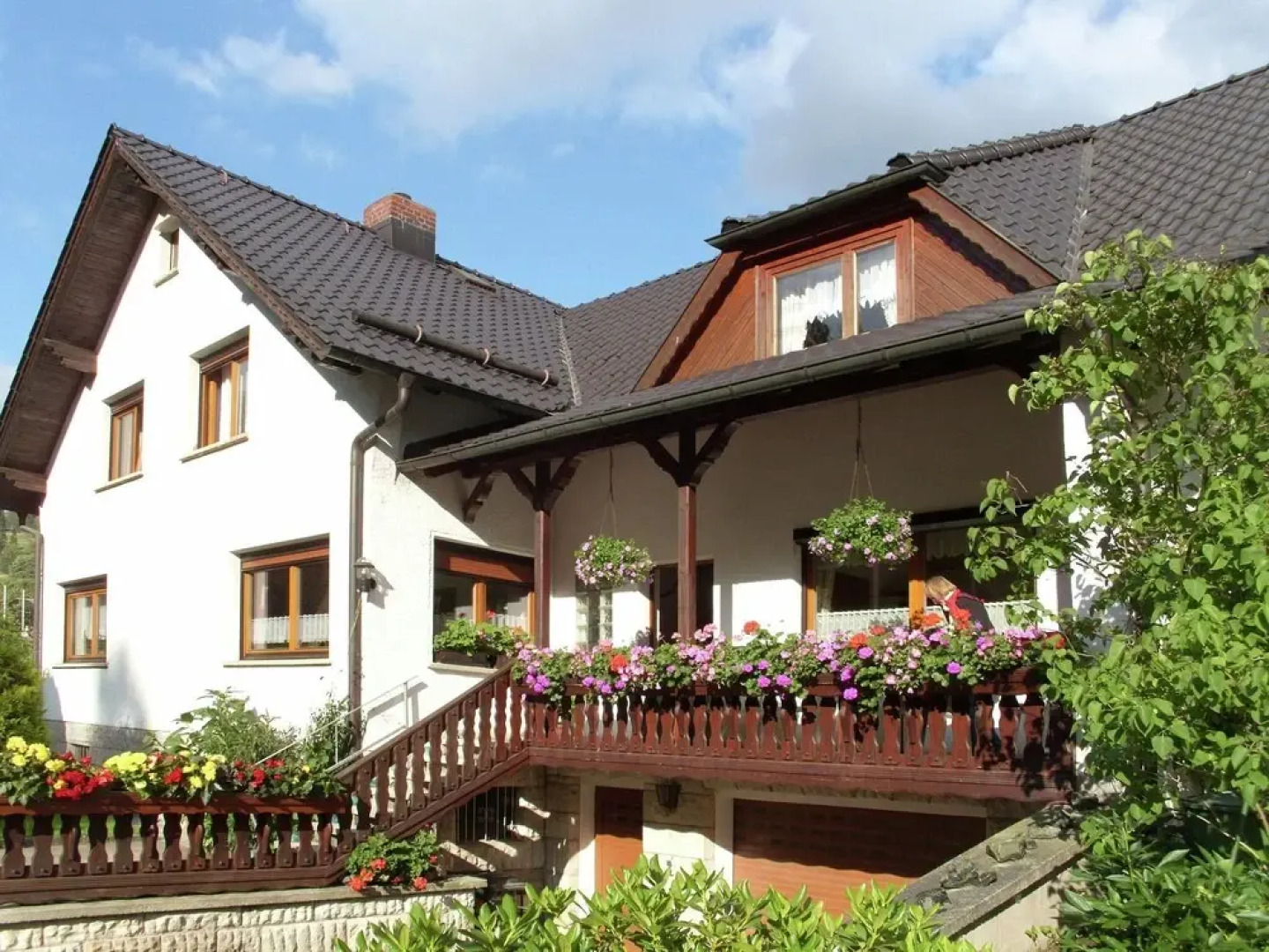 Comfortable Holiday Home With Terraces Located In The Southern Part Of The Thuringia Forest