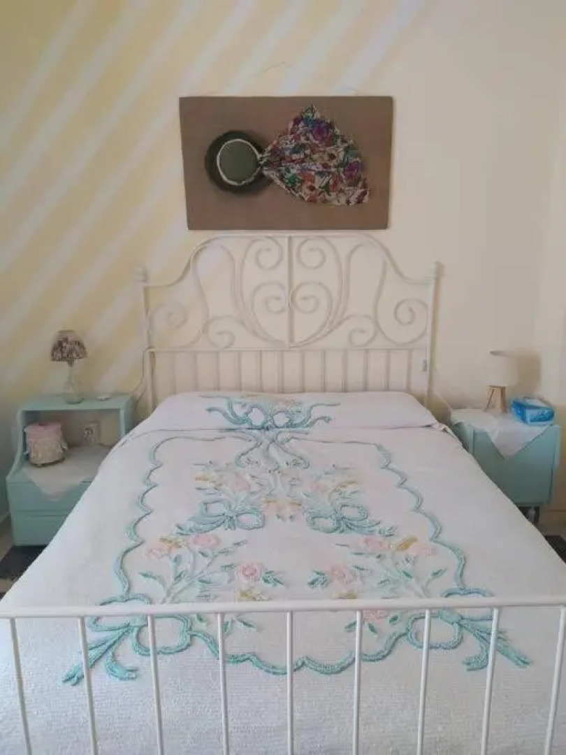 Doll house next to the sea