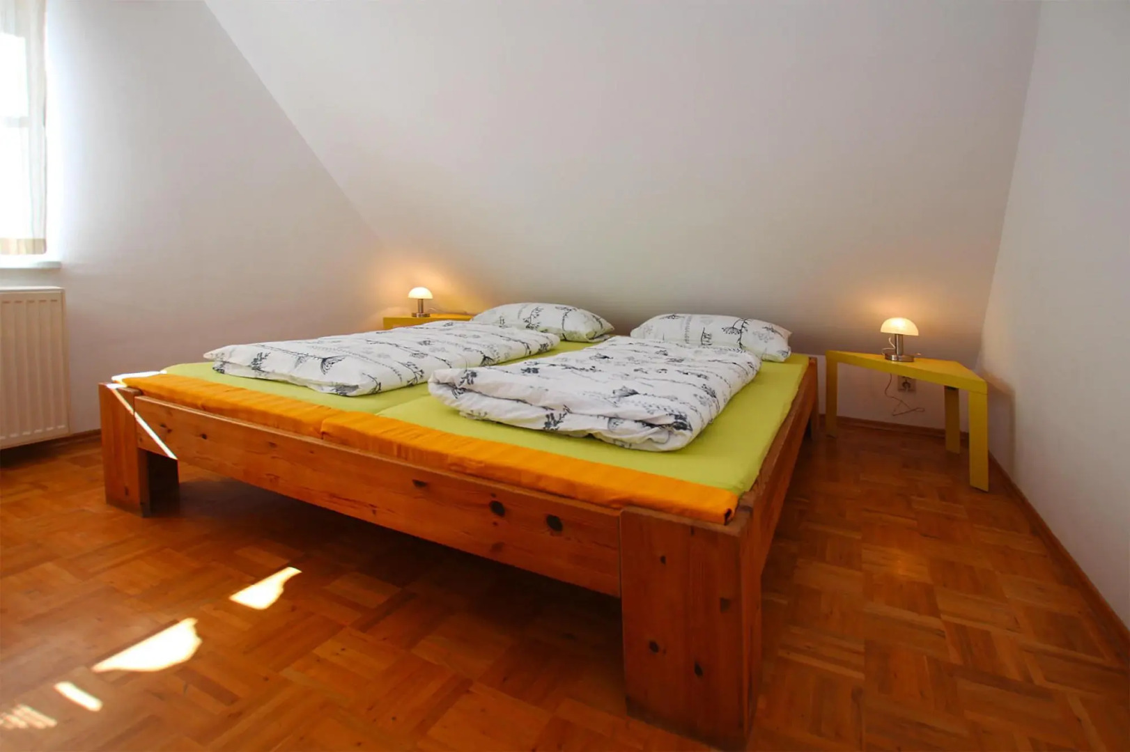 Flat in Klocksin with a garden