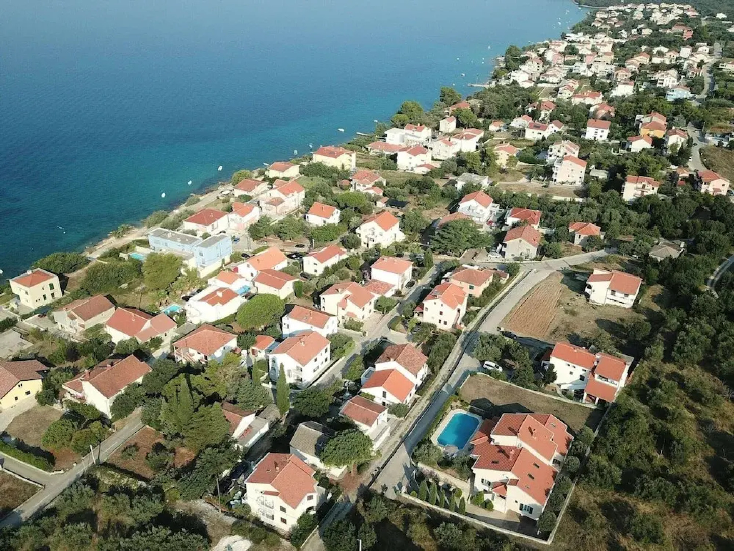 Villa Clara With a Pool in Kozino Near the sea