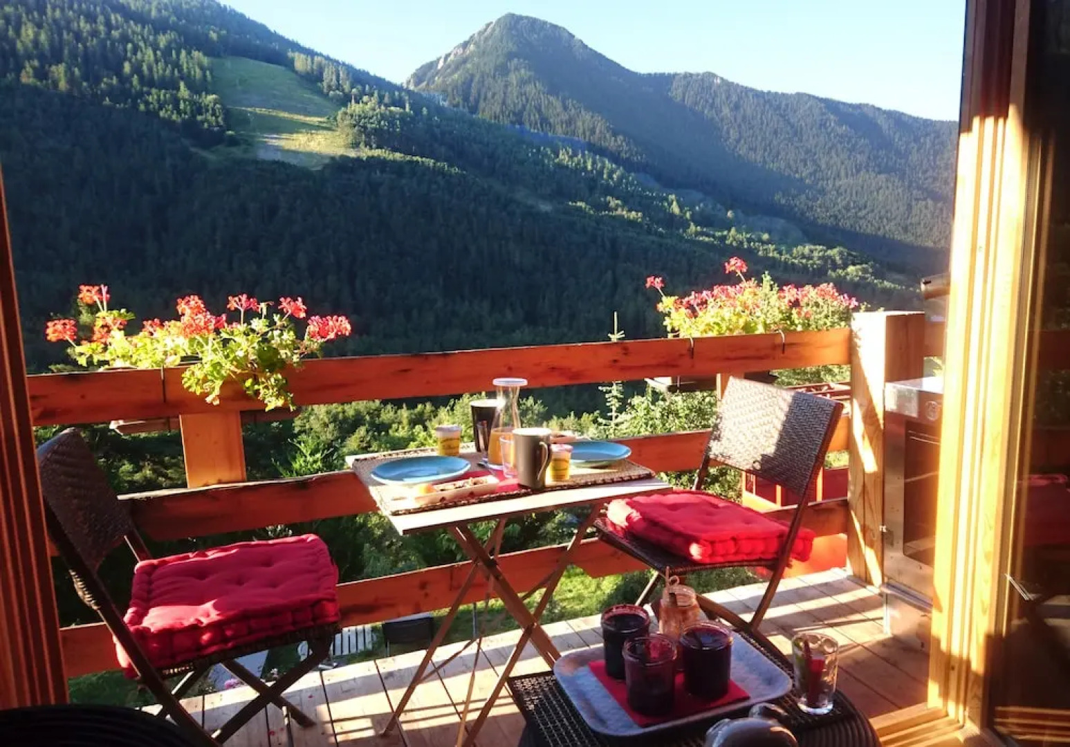 Un balcon en montagne