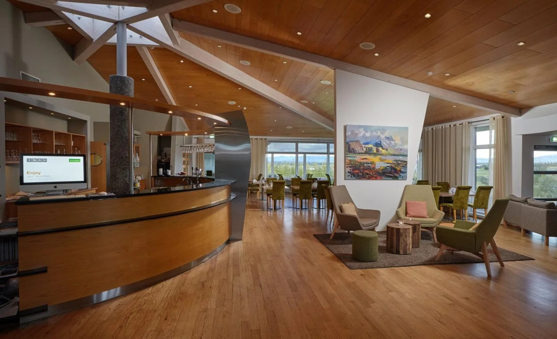 The Hill Hotel at Flúðir