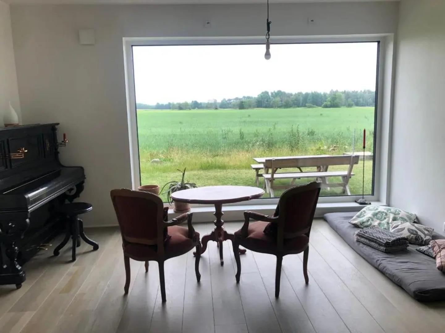 Modern flat with a view.
