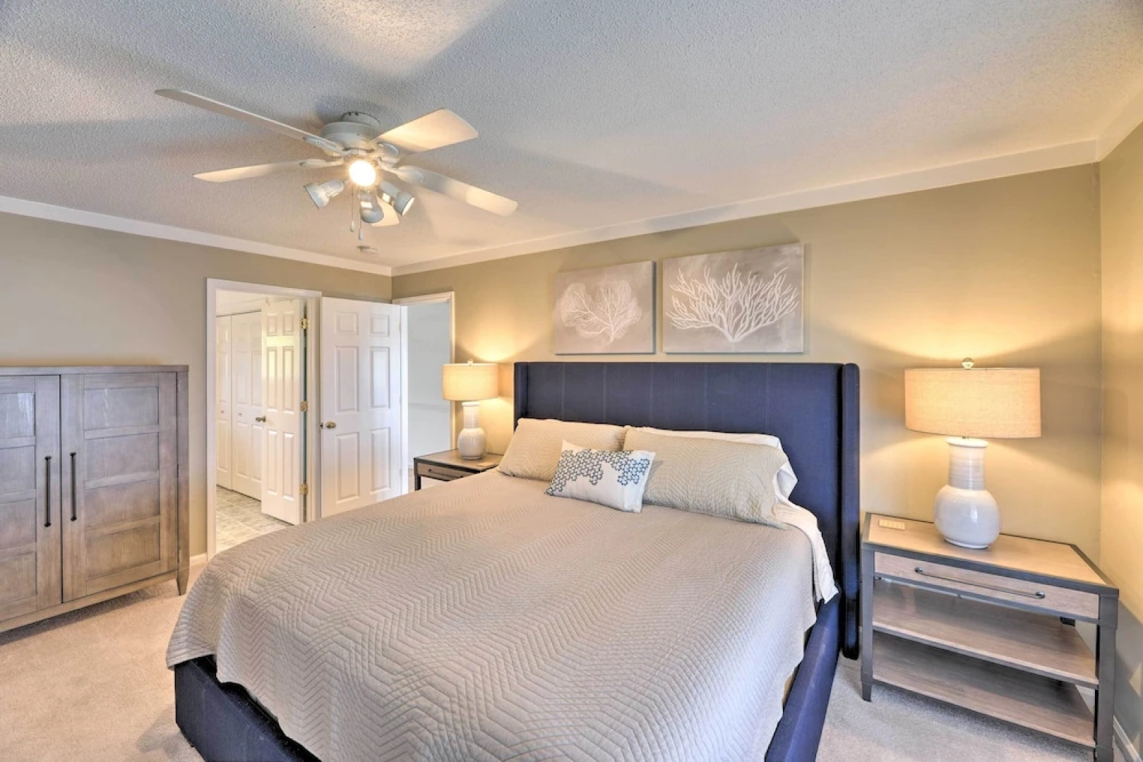 Waterfront Harkers Island Home: Sunset View & Dock