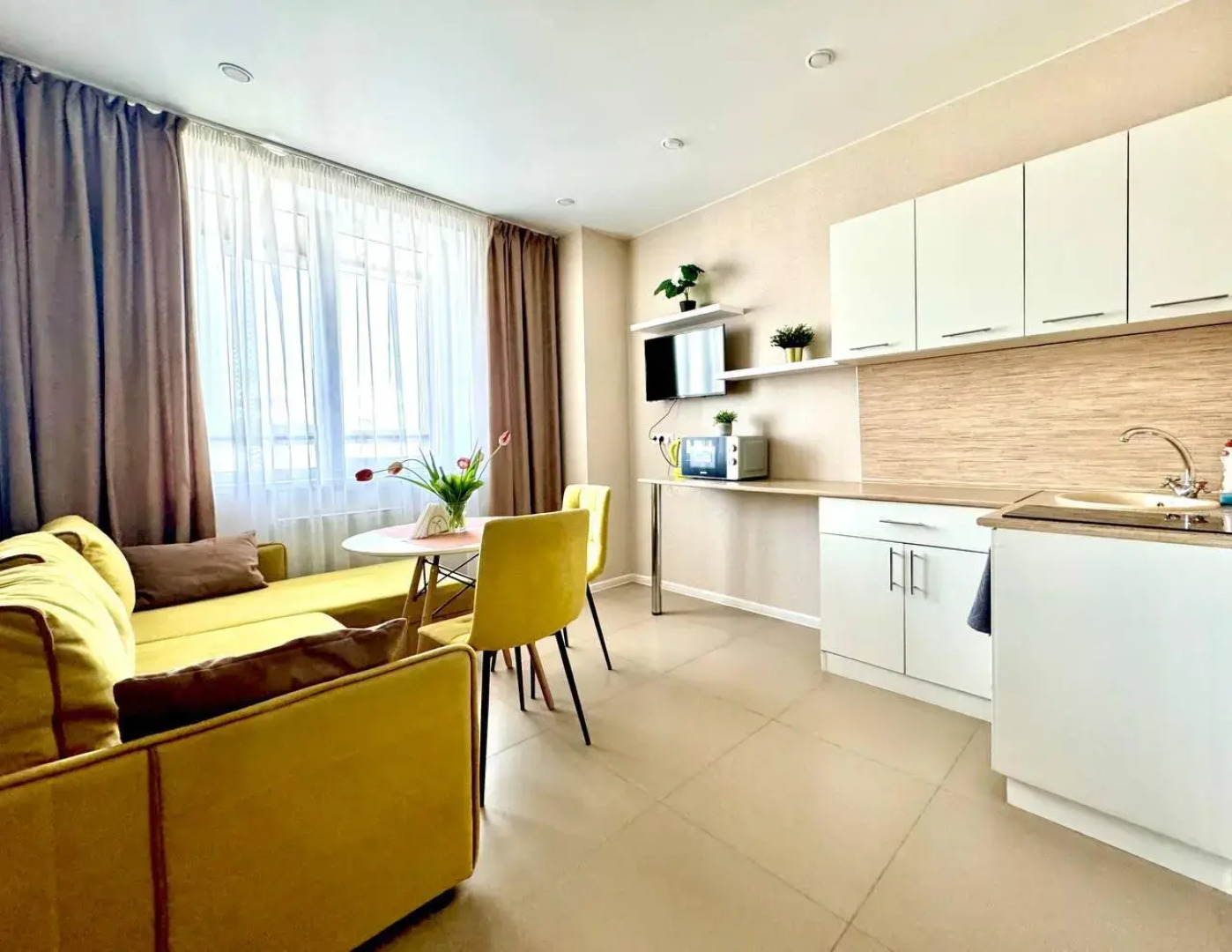 Апартаменты недалеко от Мамаева Кургана на Поддубного 1