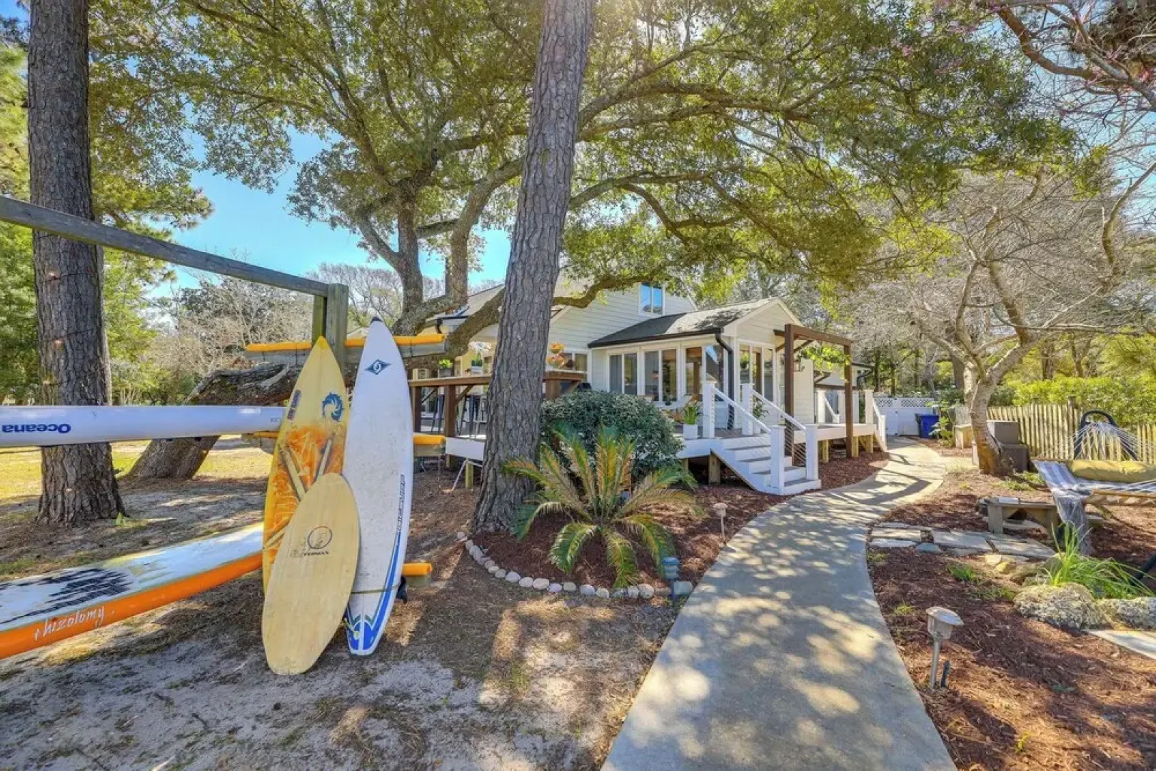 Waterfront Pine Knoll Shores Gem w/ Boat Dock