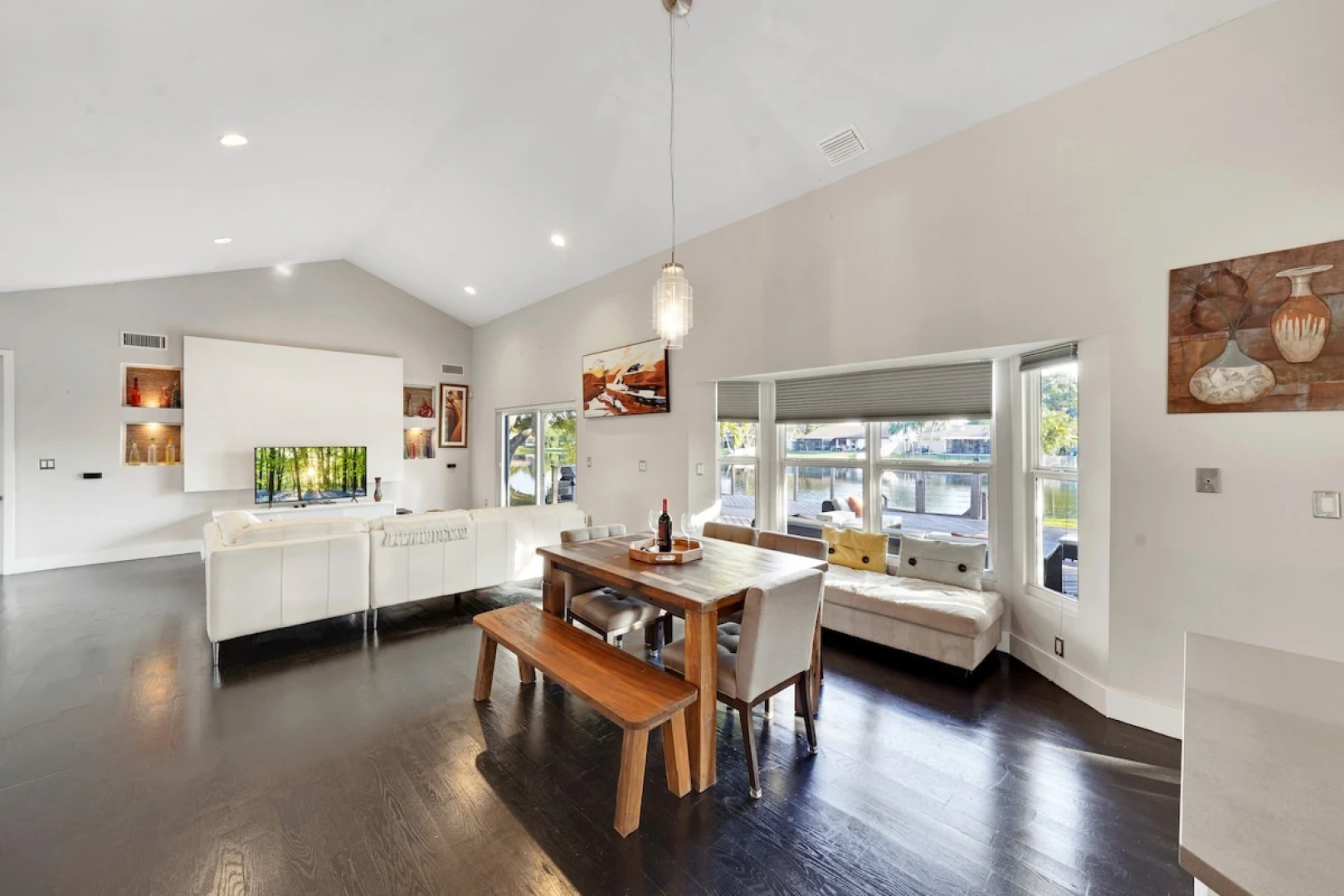 Blue stone lake home by PMI