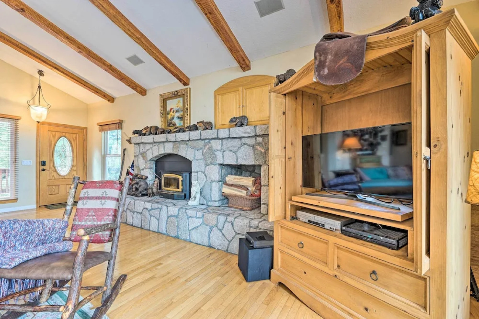 Wraparound Deck: Woodland Cabin in Lake Arrowhead