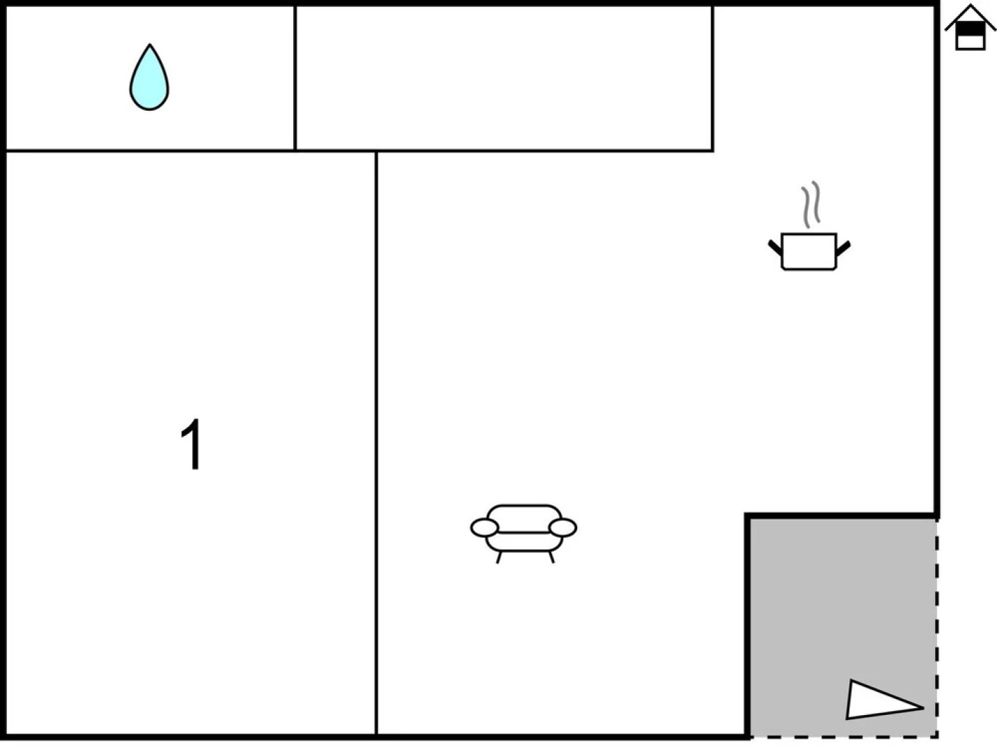 Amazing Home in Vrsi-mulo With Wifi and 1 Bedrooms