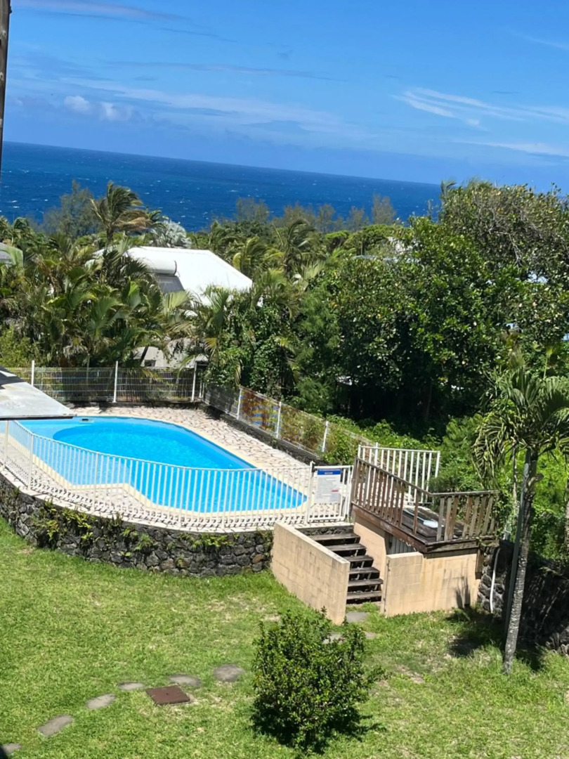 Les Chandels Appartement avec terrasse vue mer Manapany les bains