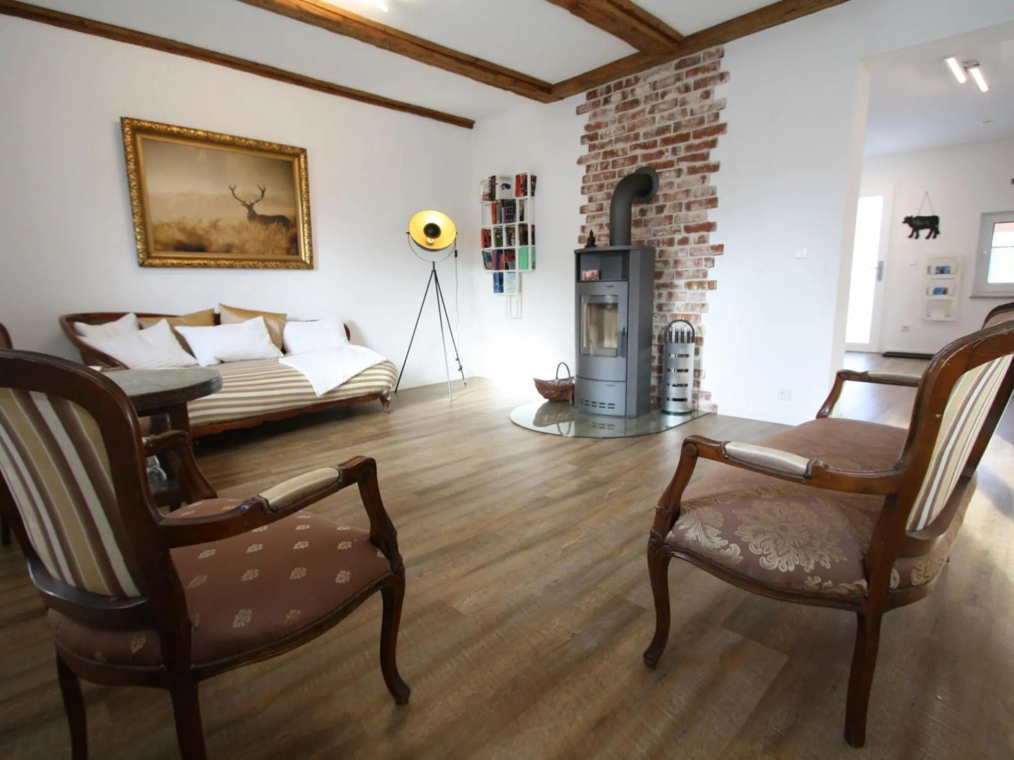 Holiday home with 2 fireplaces, Zarchlin