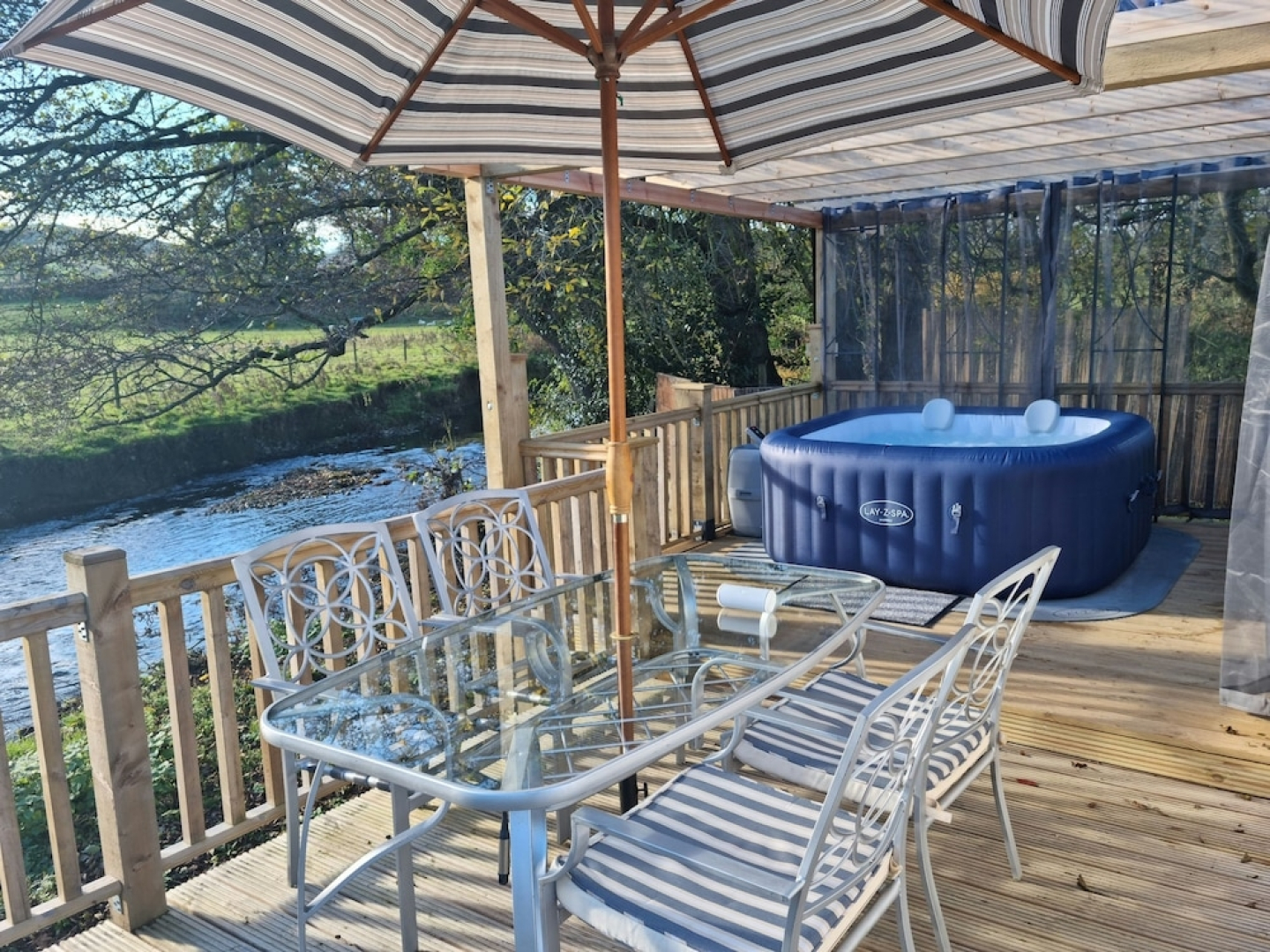 Riverside Cabin in Shropshire