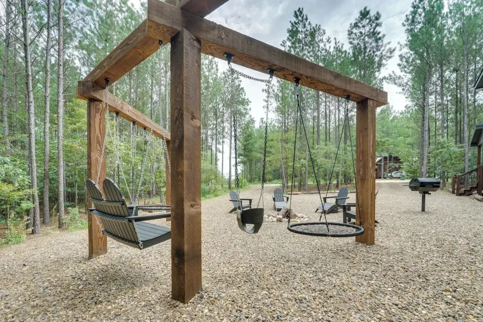 'sutton Ridge' Cabin Rental: Hot Tub & Swing Set!