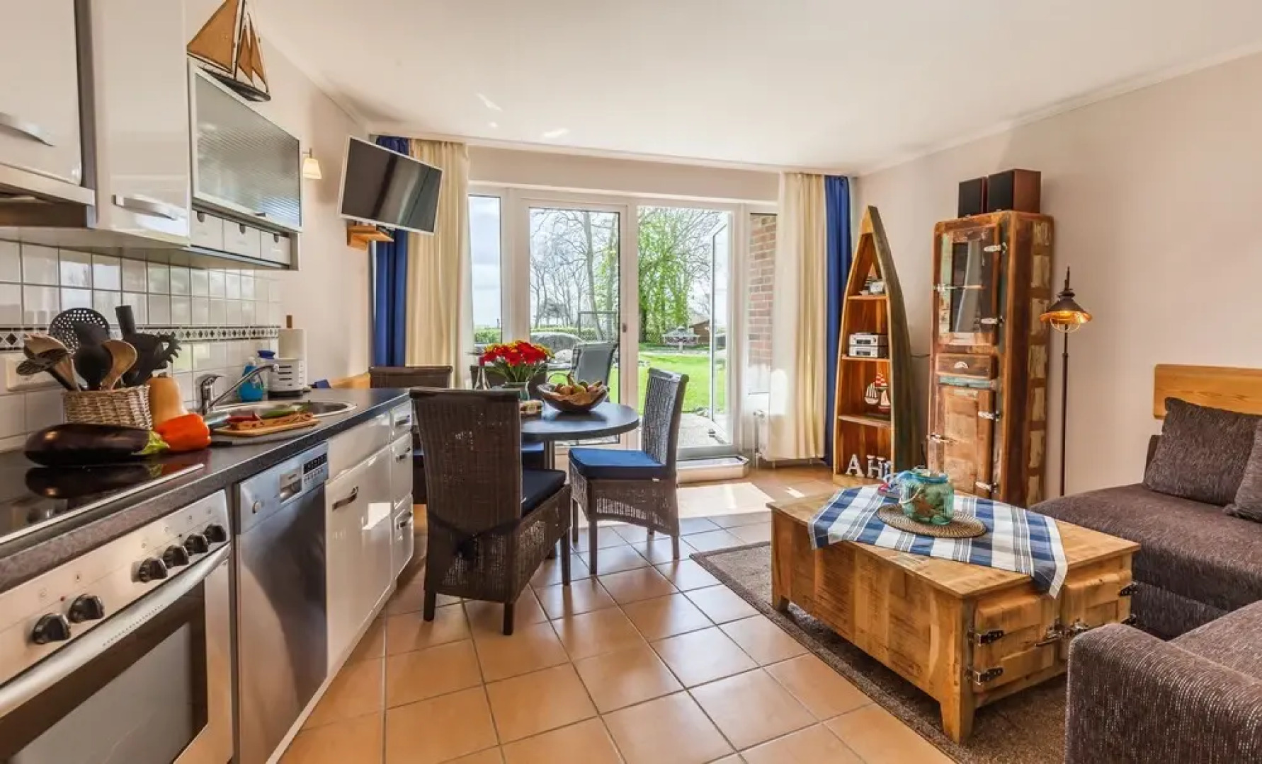 Terrassenwohnung direkt am Ostseestrand