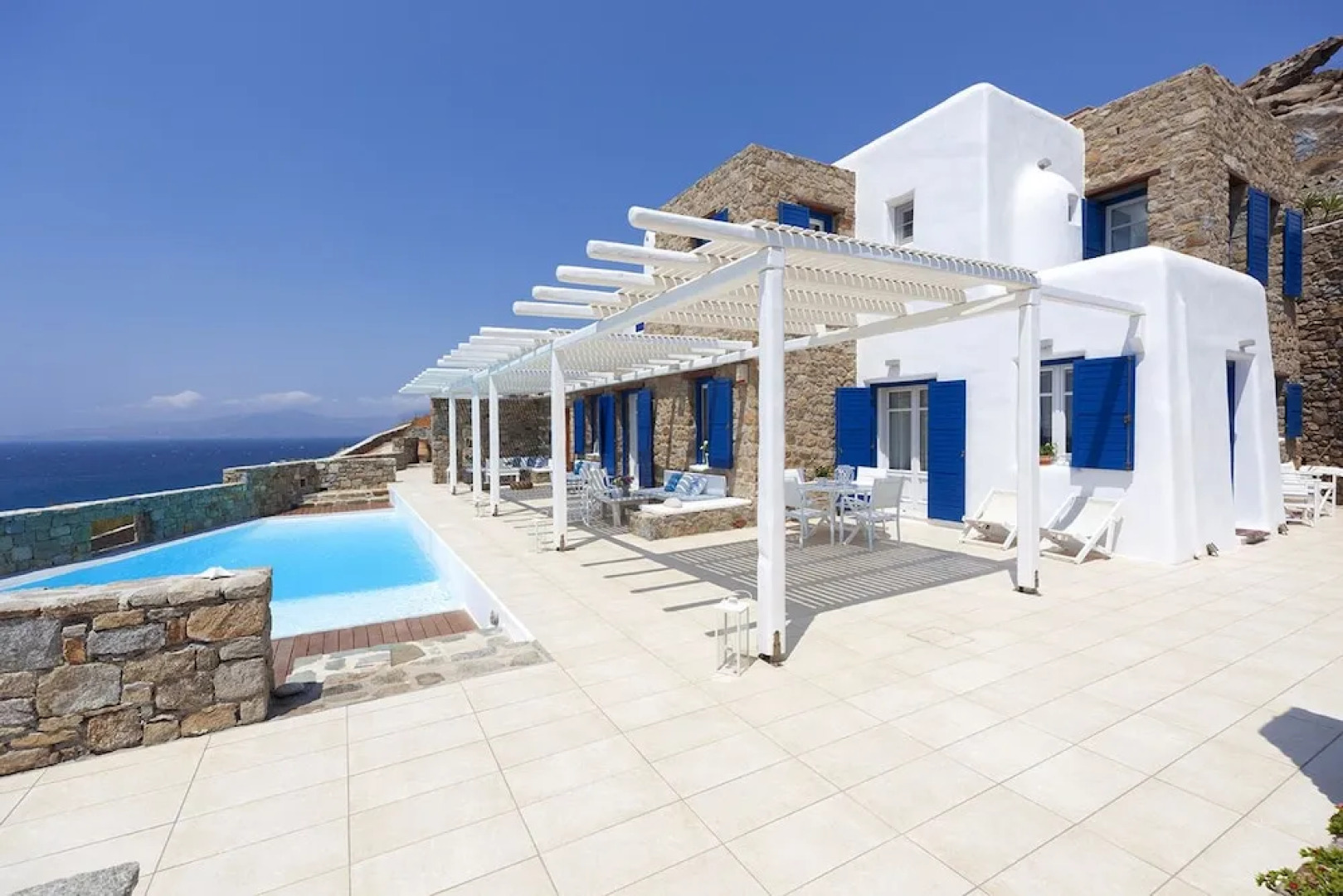 180 ° View PRIVATE Pool Villa Choulakia to enjoy SUN kissing SEA