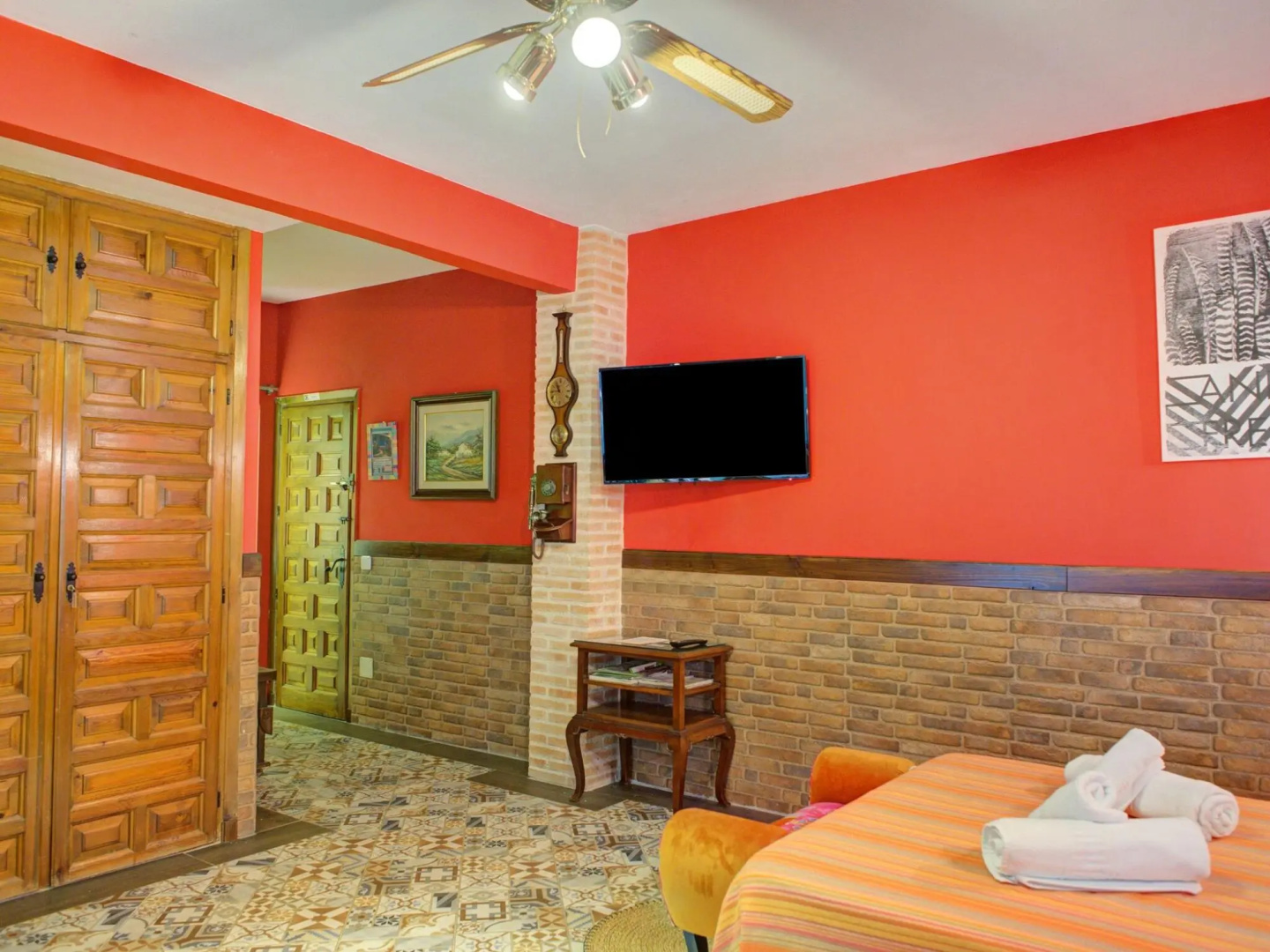 Rural apartment in Galapagar with bubble bath