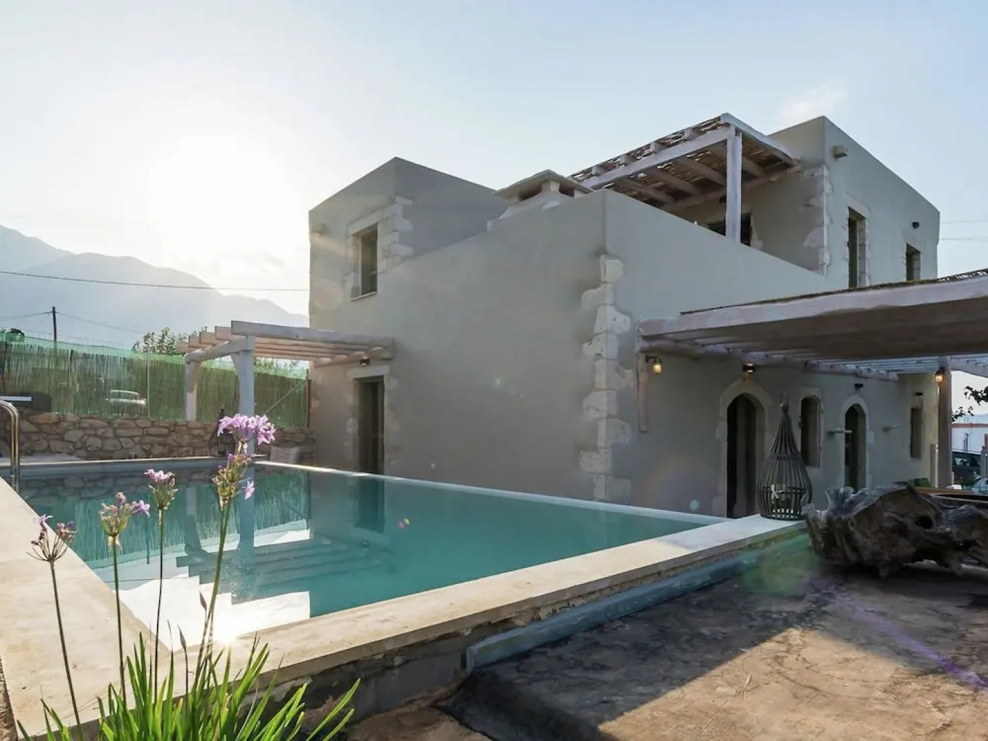 Traditional Stone Built Villa With Private Pool Near Tavern & the Beach