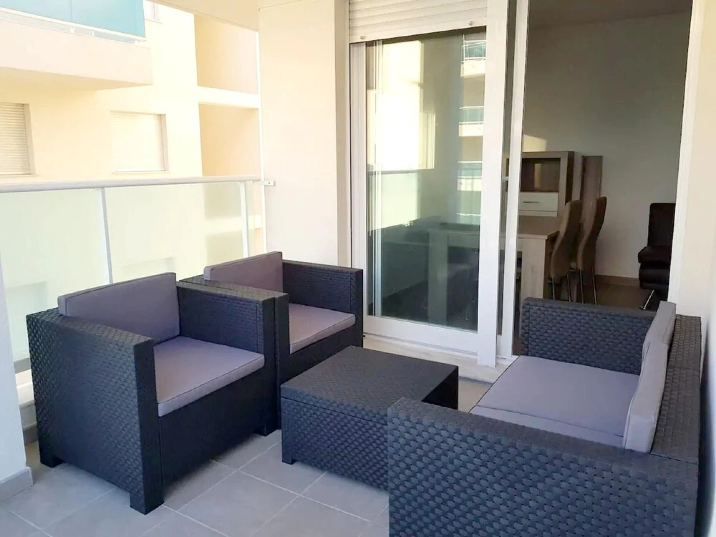 Apartment with 2 Bedrooms in Piles, with Wonderful Sea View And Pool Access - 500 M From the Beach