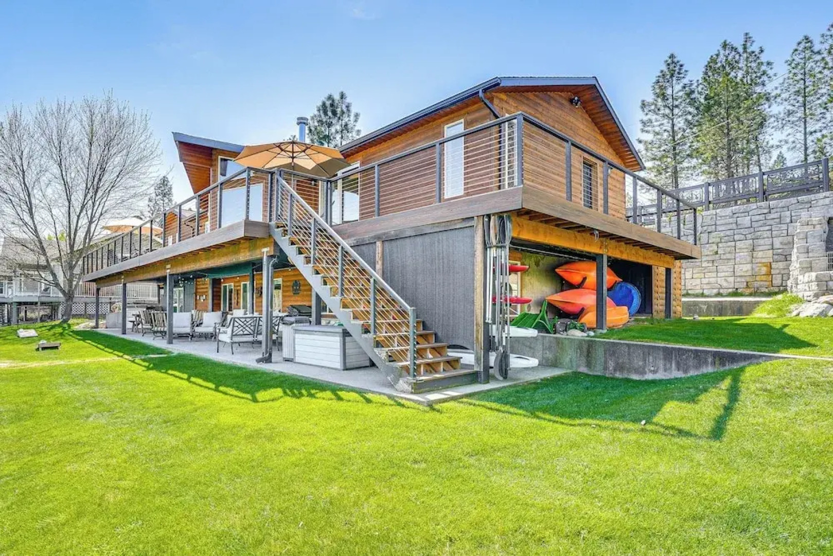 Lakefront Retreat w/ Kayaks, Paddle Boards & Deck!