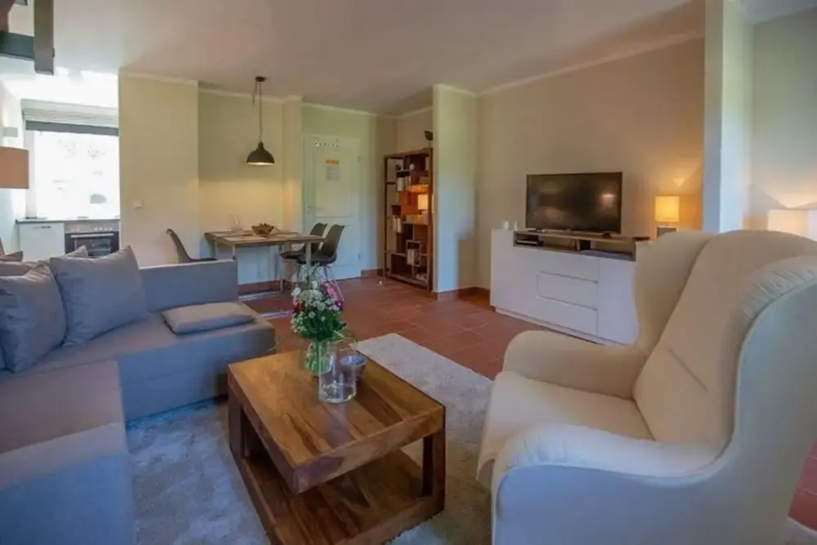 Wohnung in Dranske mit Garten