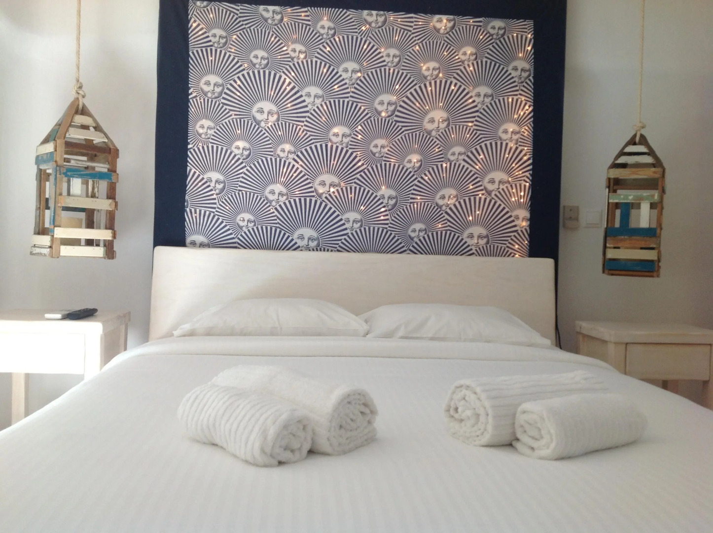 Blue and White Suites