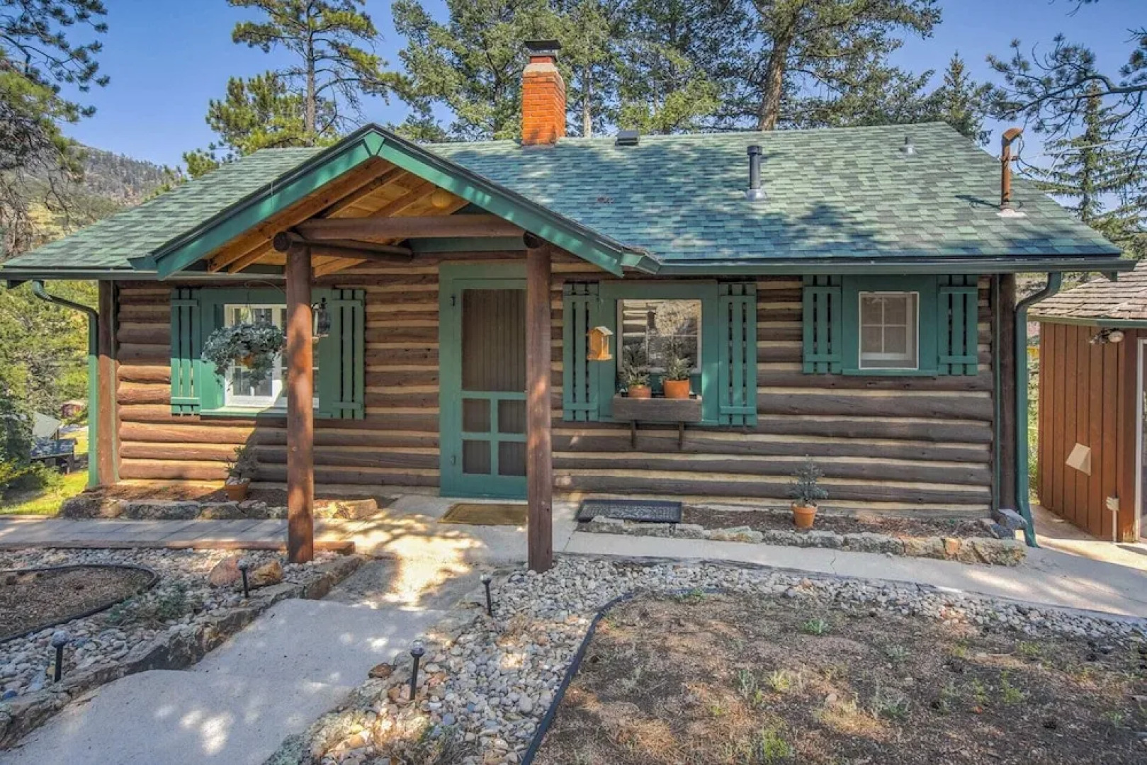 Wine Gazebopikes Peak Mountain Log Cabin for 2