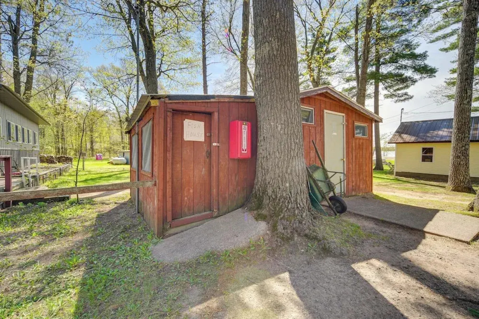 Rustic Cabin w/ Fire Pit, Steps to Sand Lake!