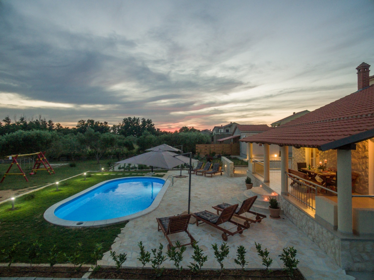 Holiday house Oasis Village Villa - heated pool : Privlaka, Zadar riviera