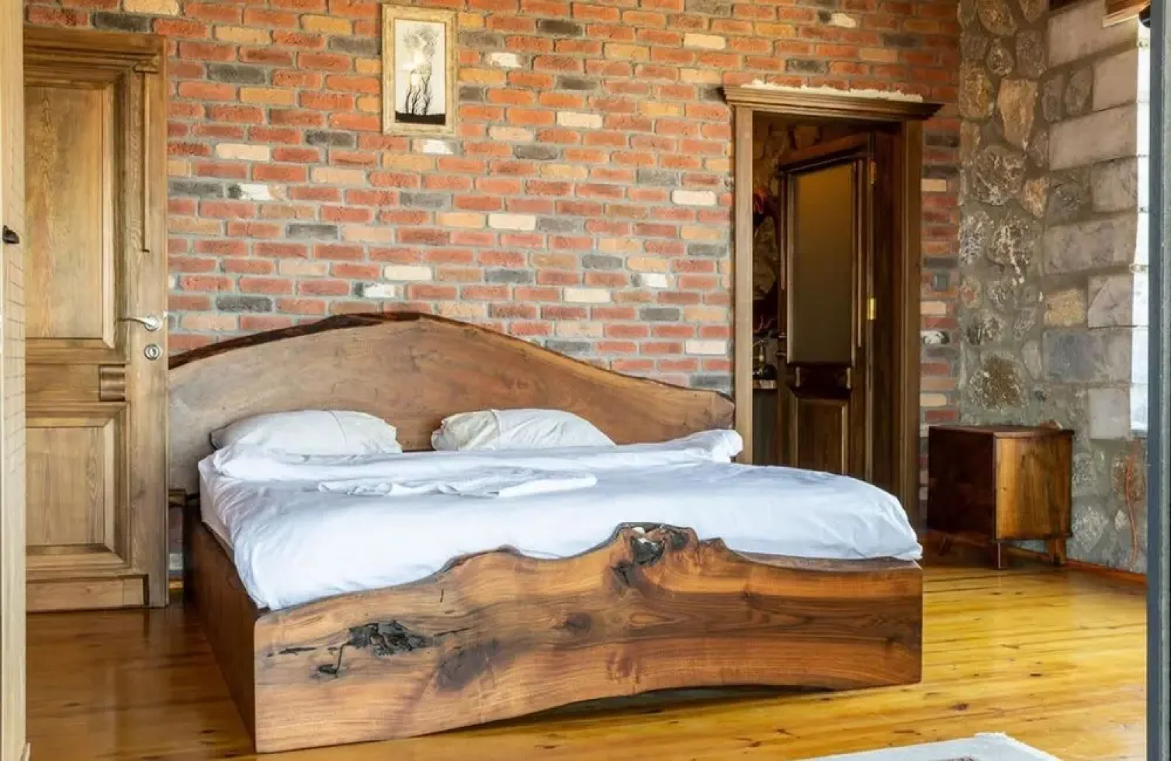 Amazing Stone House With Fireplace and Private Pool Surrounded With Nature in Iznik Bursa