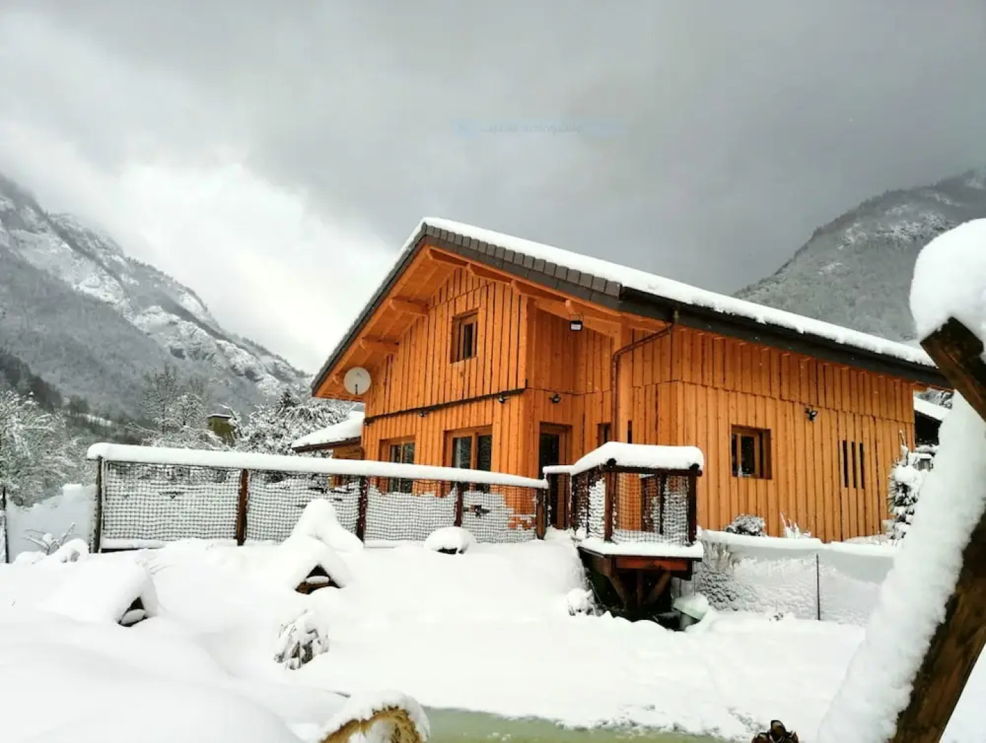 Chalet With 4 Bedrooms in Le Biot, With Wonderful Mountain View, Furnished Garden and Wifi - 10 km From the Slopes