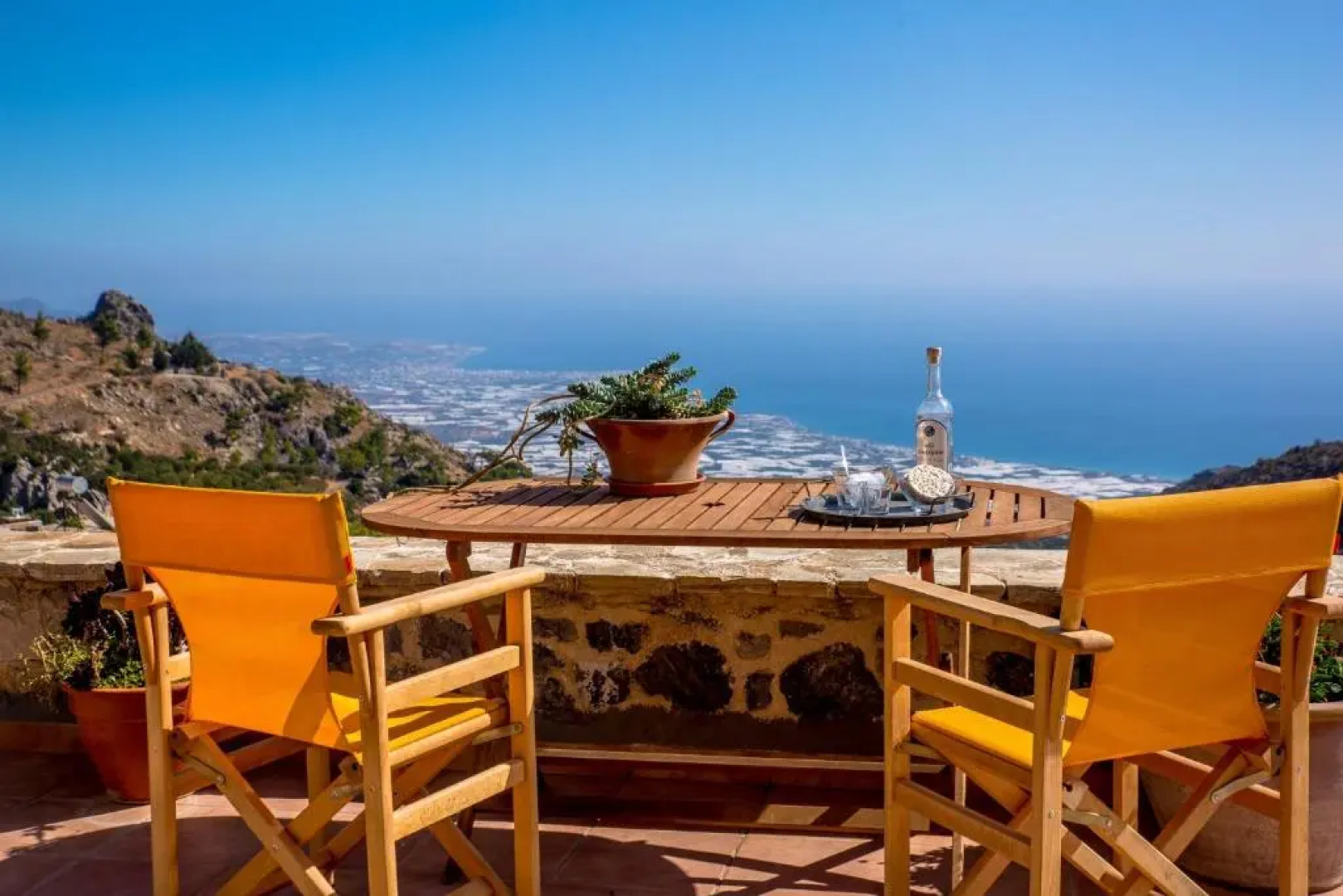 4 Bedrooms House With Sea View Jacuzzi And Enclosed Garden At Anatoli