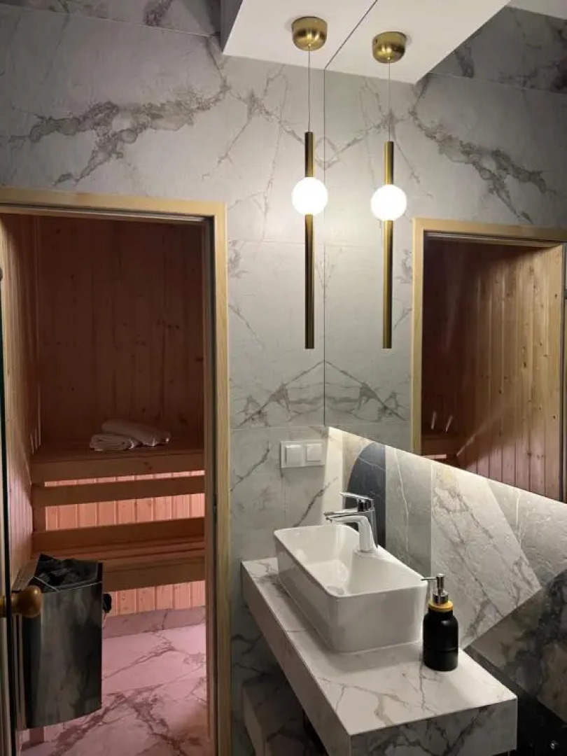 Family & Business Sauna Tężnia Apartments No 20 Leśny nad Zalewem z Balkonem i Parkingiem oraz możliwością wyżywienia - Exclusive New!