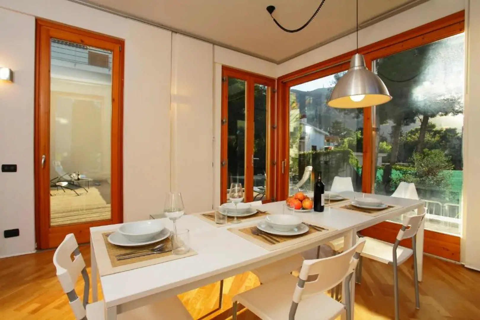 4 bedrooms house with sea view shared pool and furnished garden at Torre Colonna Sperone 1 km away from the beach