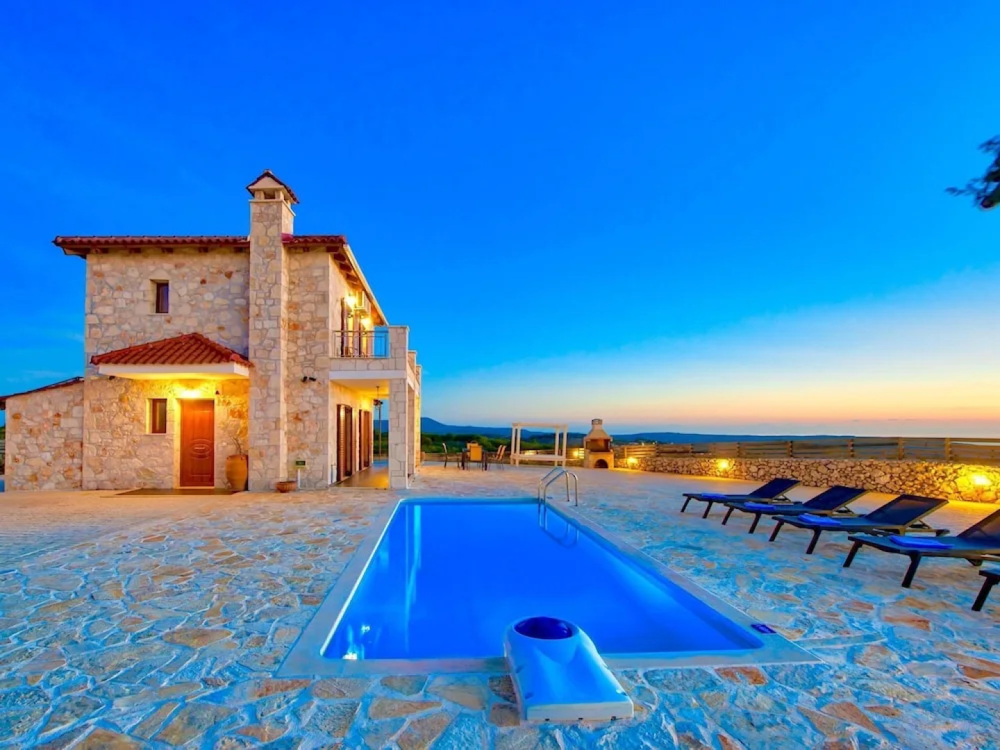 Quaint Villa in Volimes With Pool and Parasol