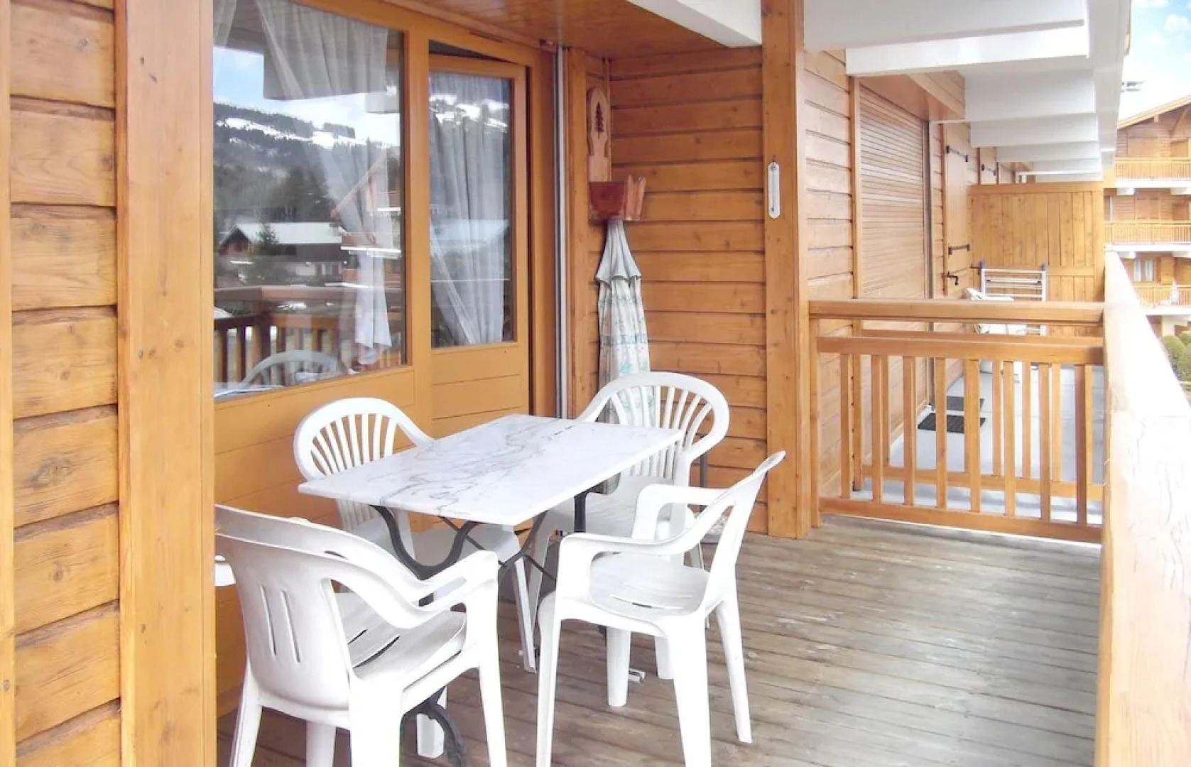 Apartment With one Bedroom in Megeve, With Wonderful Mountain View and