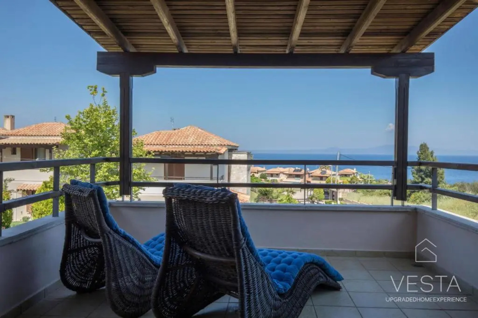 Galini Villa, 3 bdrms, sea views & private garden