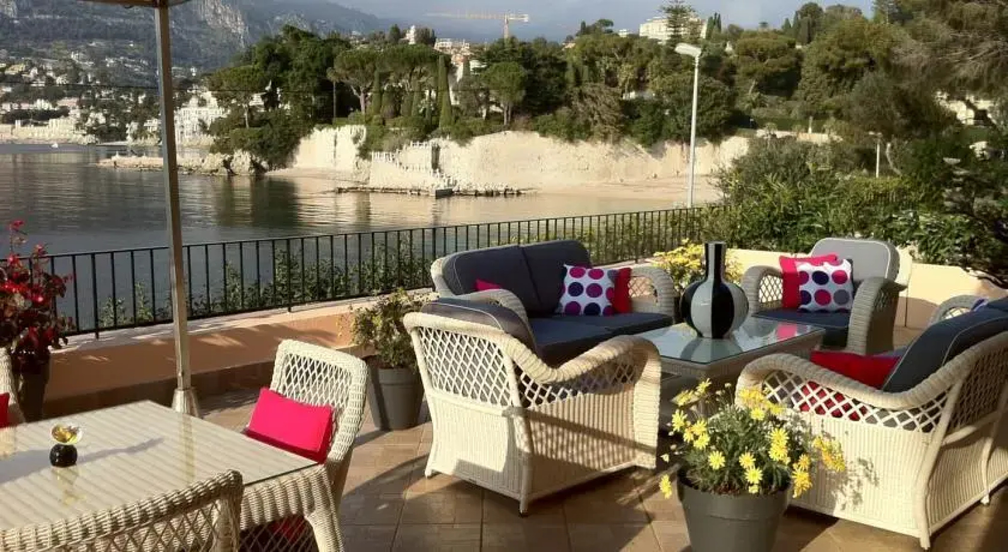 Cap Ferrat Luxury Terrace Sea Front