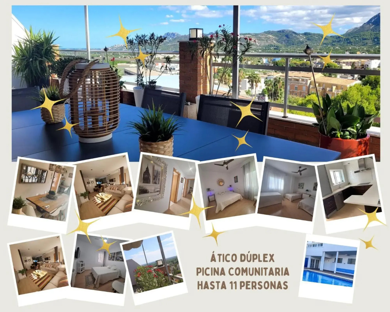 Ático Baladrar hasta 12 Persona, a 8Km de Dénia